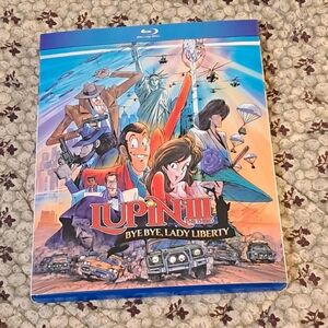 Lupin III Bye Bye Lady Liberty Anime Movie Discotek Blu-ray BD with Slipcover